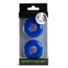 Sport Fucker Lot de 2 Cockrings souples Stacker 20 mm Bleus